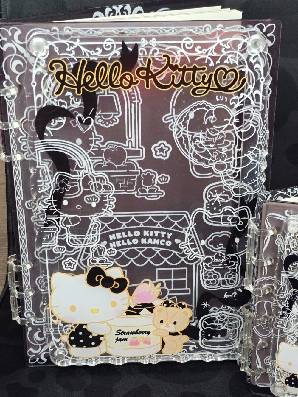 Acrylic Shaker Notebook Hello Kitty Set - Picture 2 of 6